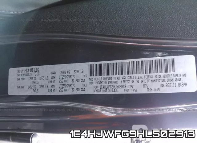 1C4HJWFG9HL502913 фото 10