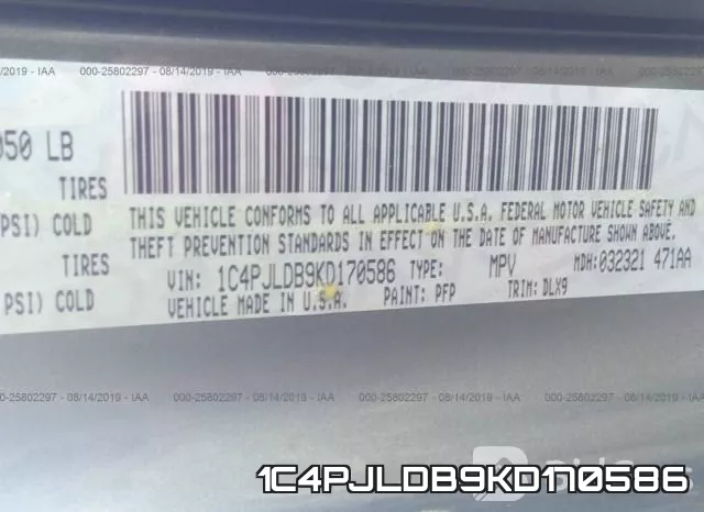 1C4PJLDB9KD170586 фото 10