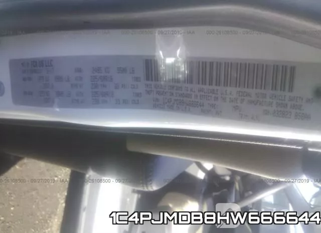 1C4PJMDB8HW666644 фото 10