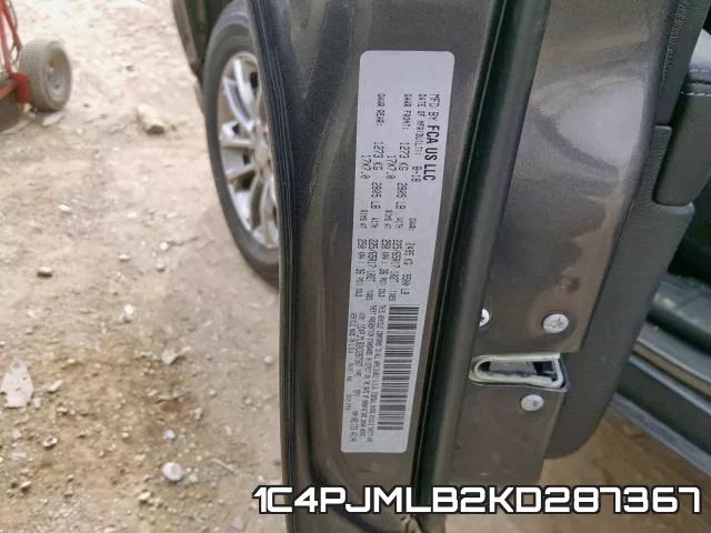 1C4PJMLB2KD287367 фото 2