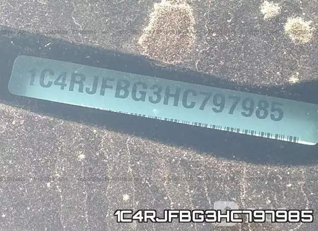 1C4RJFBG3HC797985 фото 10