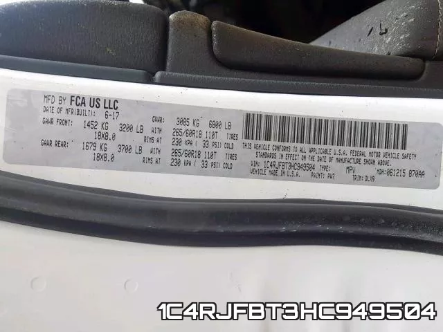 1C4RJFBT3HC949504 фото 2