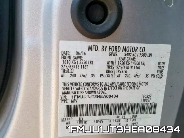 1FMJU1JT3HEA08434 фото 2