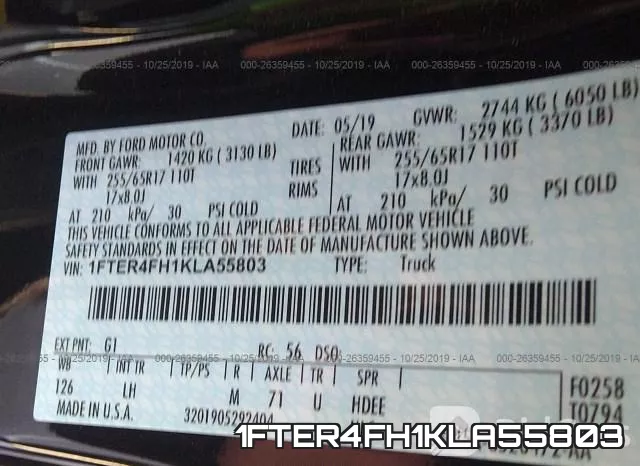 1FTER4FH1KLA55803 фото 10