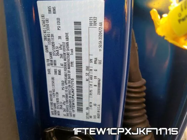 1FTEW1CPXJKF71715 фото 2