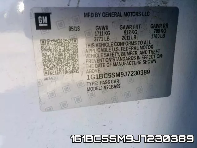 1G1BC5SM9J7230389 фото 2