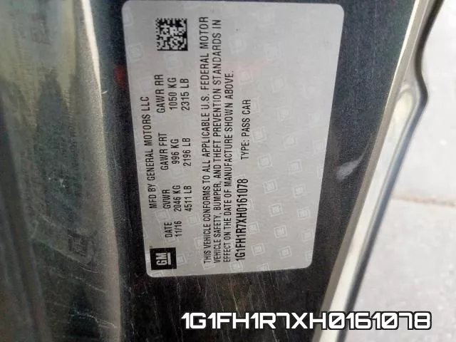 1G1FH1R7XH0161078 фото 2
