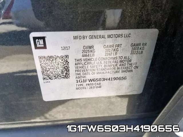 1G1FW6S03H4190656 фото 2