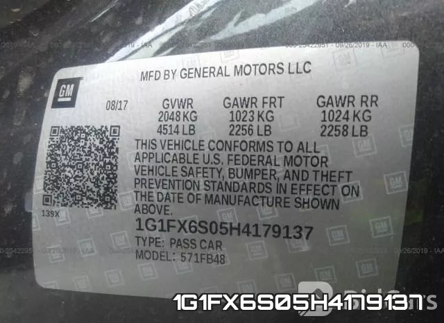 1G1FX6S05H4179137 фото 10