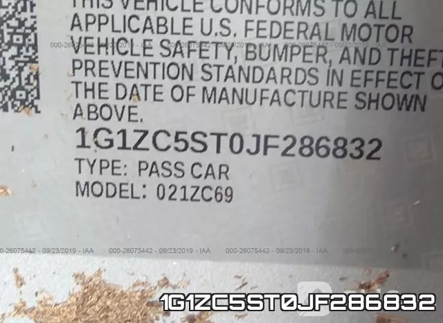 1G1ZC5ST0JF286832 фото 10