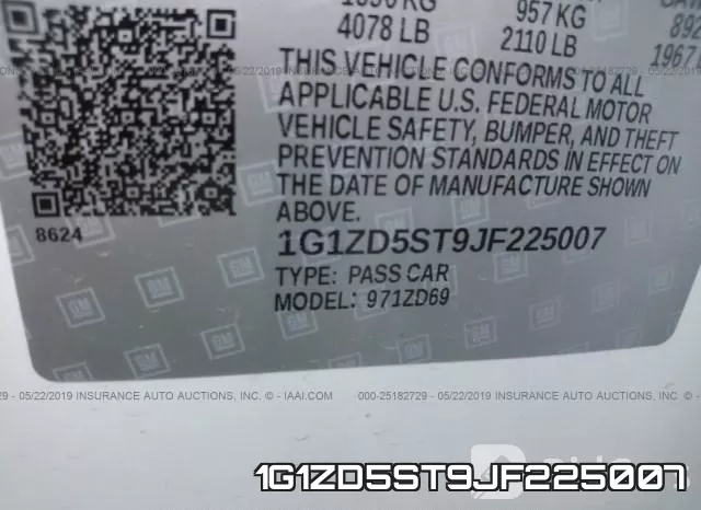 1G1ZD5ST9JF225007 фото 10