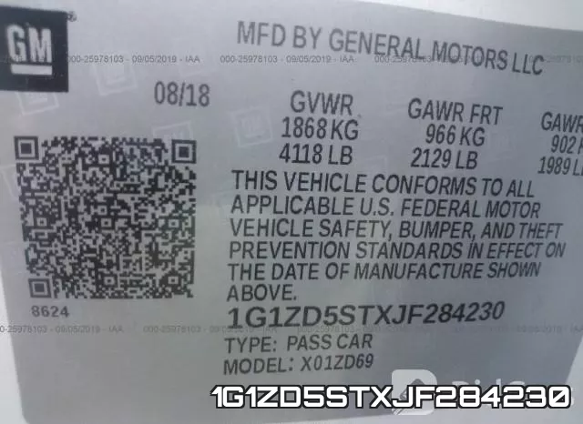 1G1ZD5STXJF284230 фото 10
