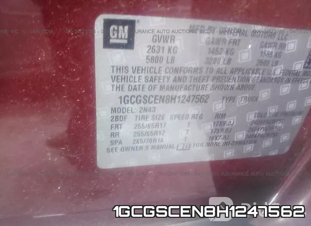 1GCGSCEN8H1247562 фото 10
