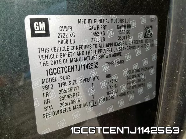 1GCGTCEN7J1142563 фото 2