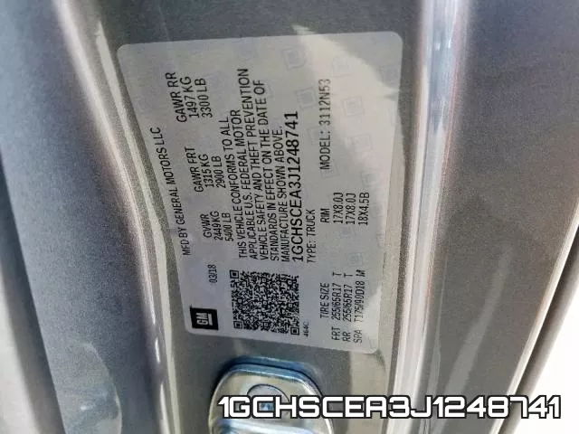 1GCHSCEA3J1248741 фото 2