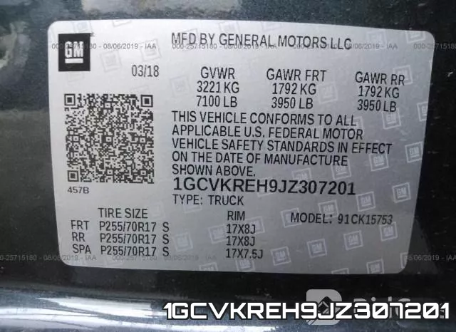 1GCVKREH9JZ307201 фото 10