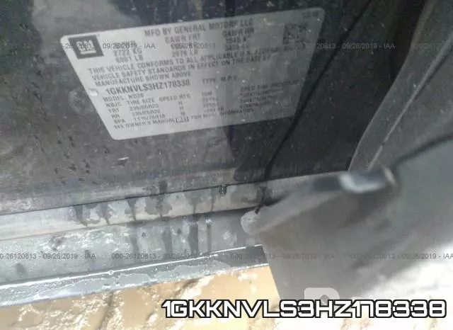 1GKKNVLS3HZ178338 фото 10