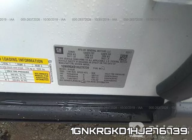 1GNKRGKD1HJ276739 фото 10
