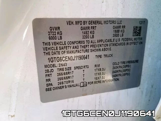 1GTG6CEN0J1190641 фото 2