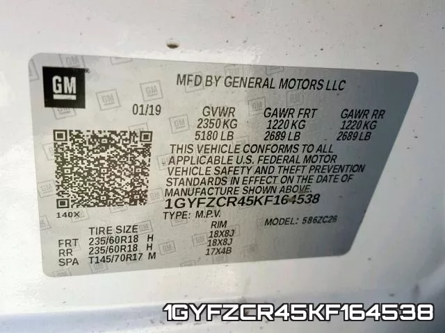 1GYFZCR45KF164538 фото 2