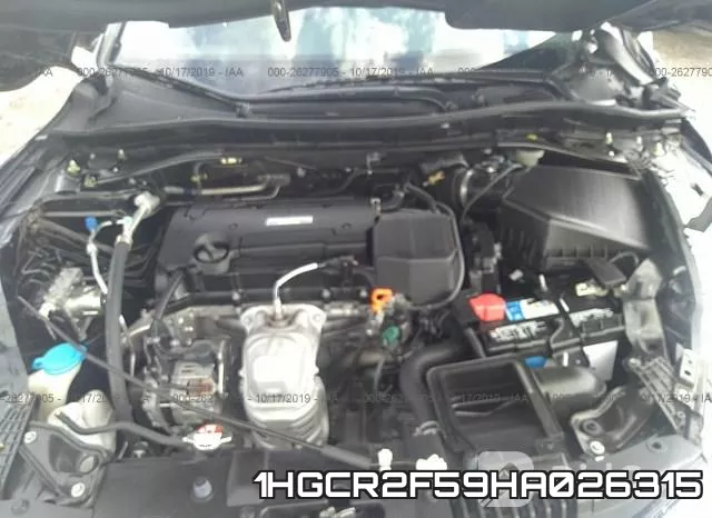 1HGCR2F59HA026315 фото 2