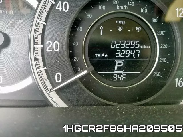 1HGCR2F86HA209505 фото 9
