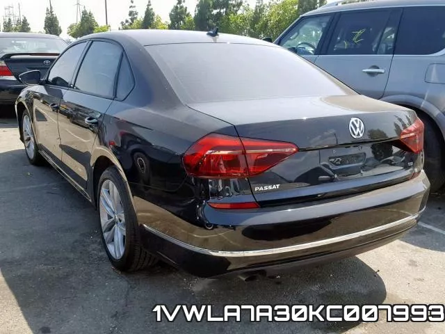 1VWLA7A30KC007993 фото 4