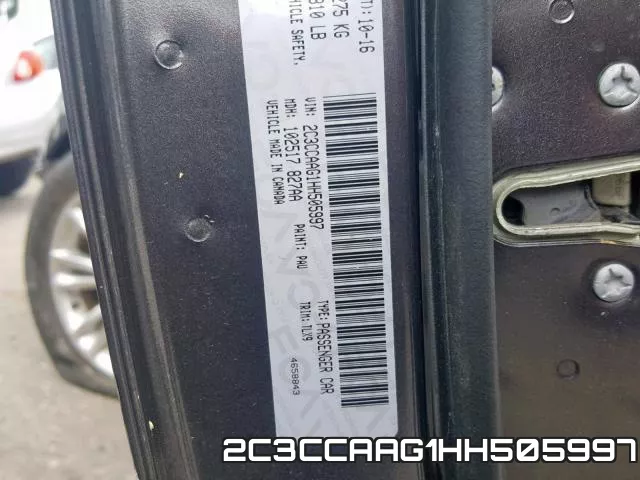 2C3CCAAG1HH505997 фото 2