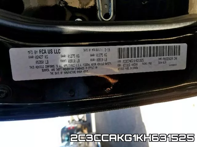 2C3CCAKG1KH631525 фото 2