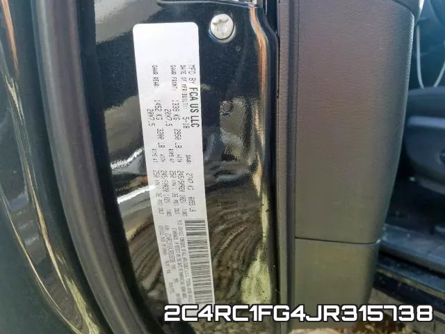 2C4RC1FG4JR315738 фото 2