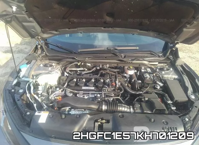 2HGFC1E57KH701209 фото 2