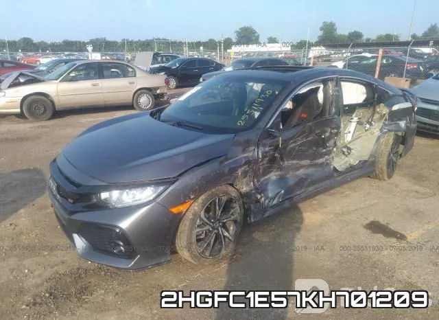 2HGFC1E57KH701209 фото 3