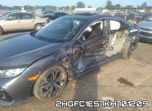 2HGFC1E57KH701209 фото 7