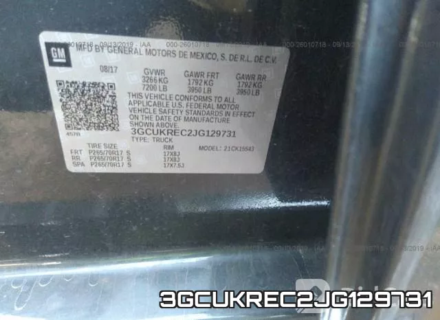 3GCUKREC2JG129731 фото 10