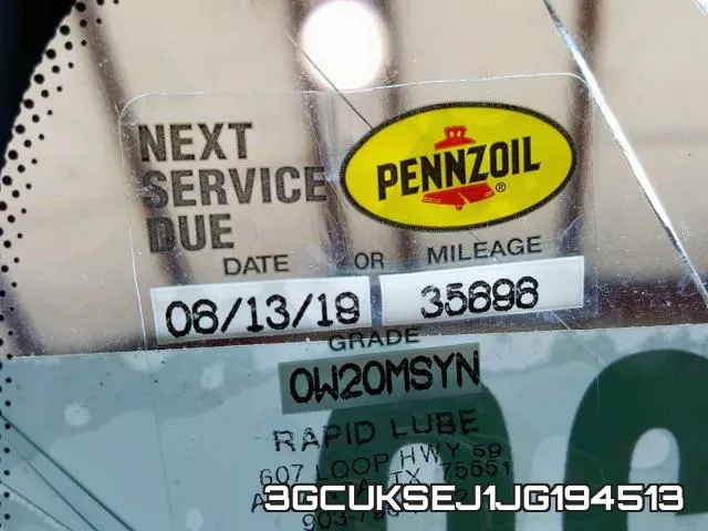 3GCUKSEJ1JG194513 фото 10