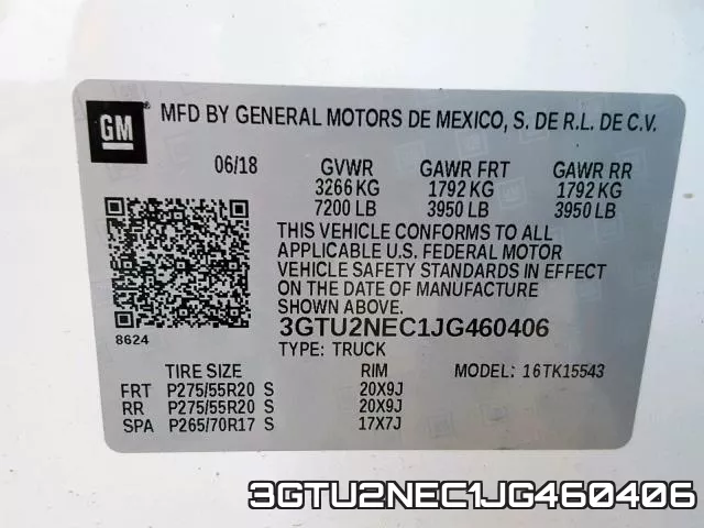 3GTU2NEC1JG460406 фото 2