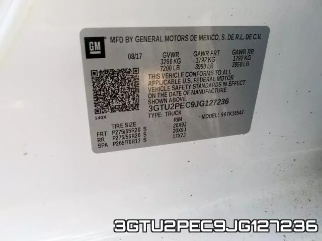 3GTU2PEC9JG127236 фото 2