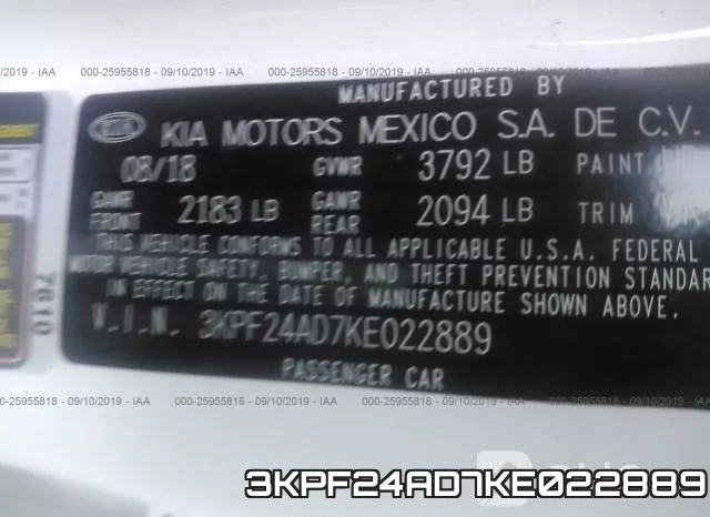 3KPF24AD7KE022889 фото 10