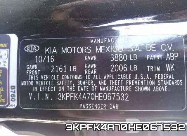 3KPFK4A70HE067532 фото 10