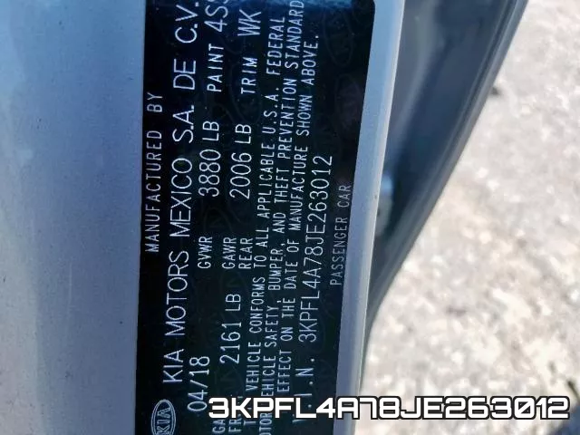 3KPFL4A78JE263012 фото 2