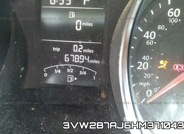 3VW2B7AJ6HM371043 фото 8