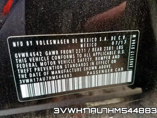 3VWH17AU7HM544883 фото 2