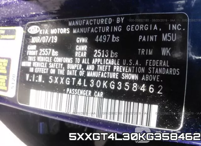 5XXGT4L30KG358462 фото 10