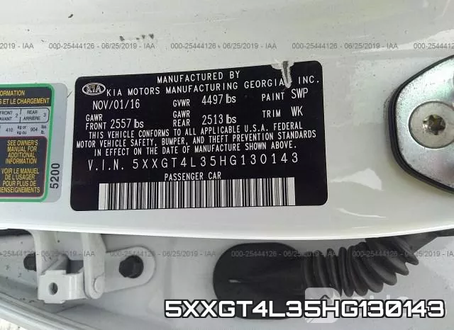 5XXGT4L35HG130143 фото 10