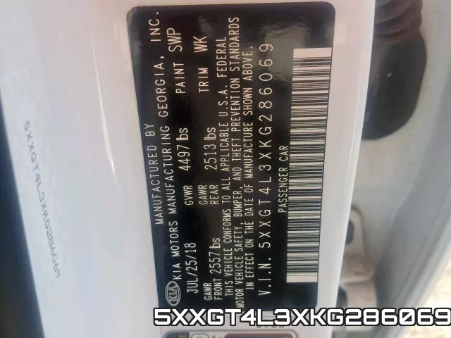 5XXGT4L3XKG286069 фото 2