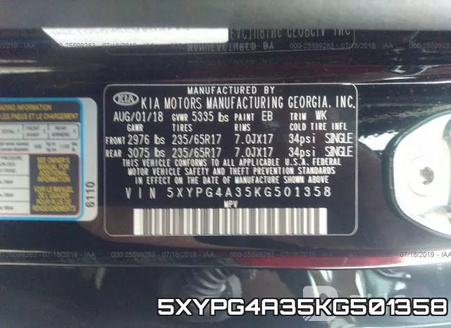 5XYPG4A35KG501358 фото 10