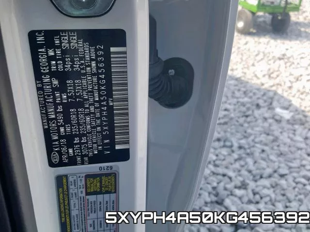5XYPH4A50KG456392 фото 2