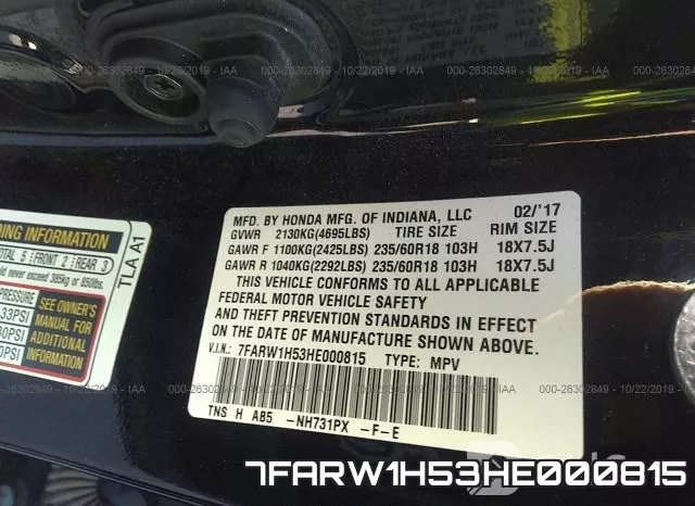 7FARW1H53HE000815 фото 10