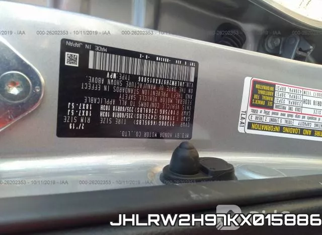 JHLRW2H97KX015886 фото 10