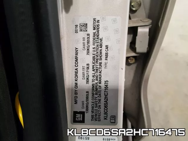 KL8CD6SA2HC716475 фото 2